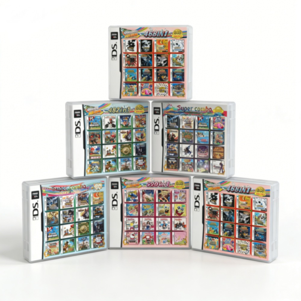 Gaming Accessories Retro - •Pokem0n Themed Multi-Game Cartridge For DS/3DS/NDSL/2DS-Preloaded