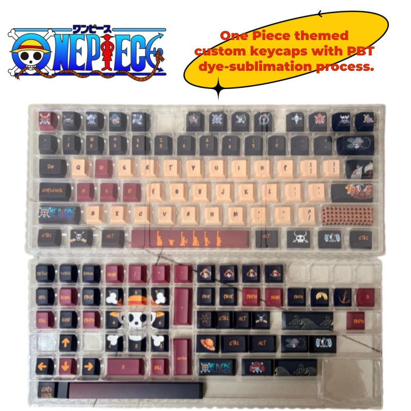 Gaming Accessories Anime - One Piece anime personality-themed PBT hot
