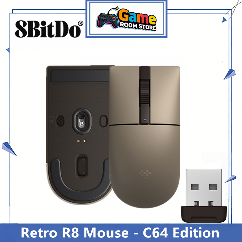 Gaming Accessories Retro - 8BitDo Retro R8 Mouse - C64