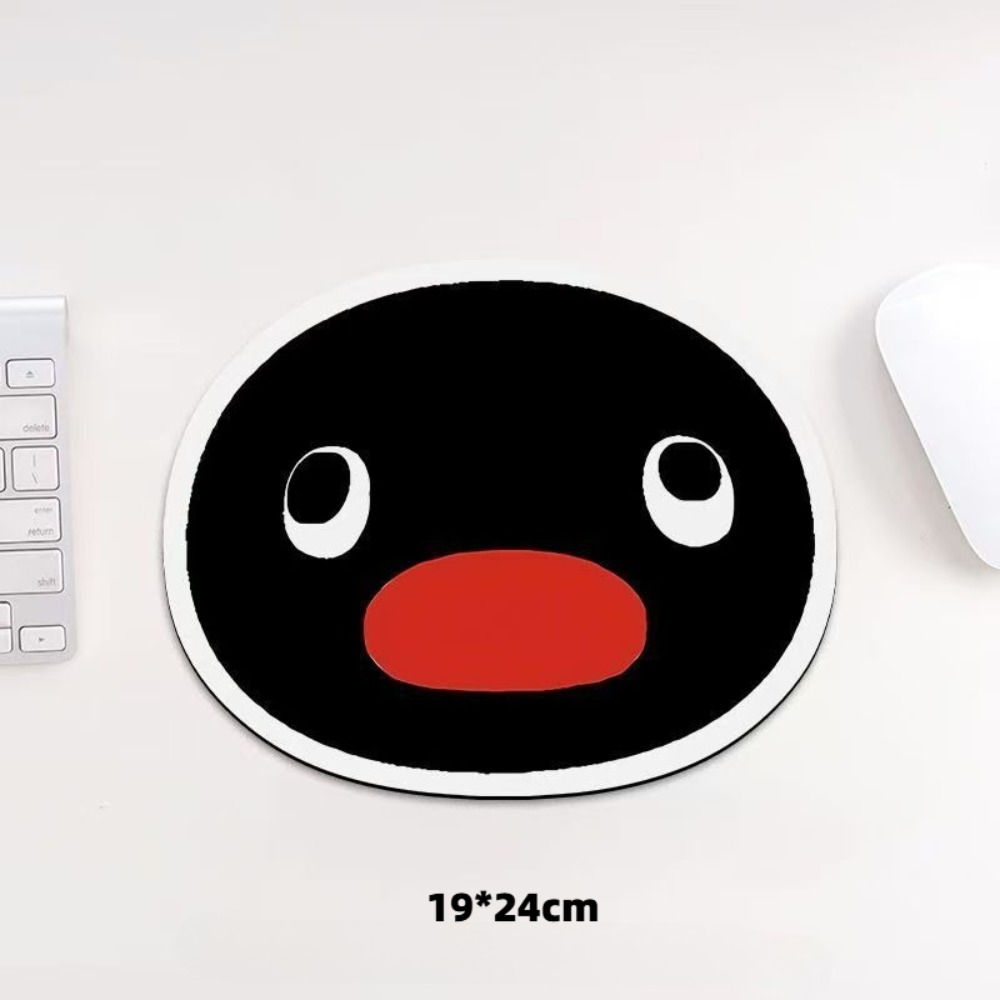 Gaming Accessories Women - Cute Penguin Expression Mouse Pad Funny