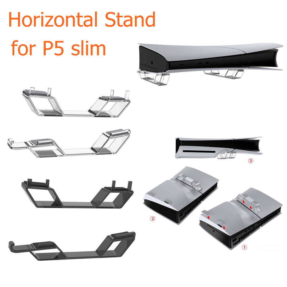 Gaming Handheld Accessories - Horizontal Stand for PS5 Slim Digital/Disc