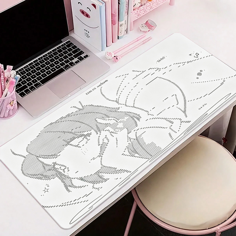 Gaming Accessories Women - 1Pcs Leather Mouse Pad Anime Angel