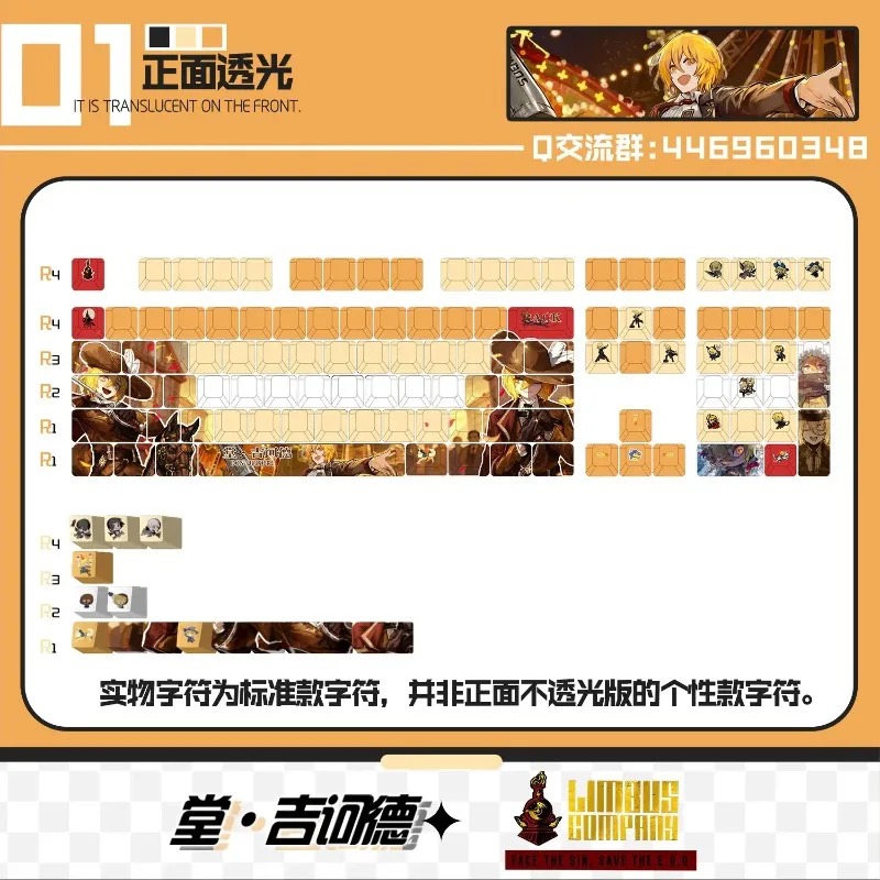 Theme Game Mechanical Keyboard - Gaming Accessories Anime ulasan dan harga
