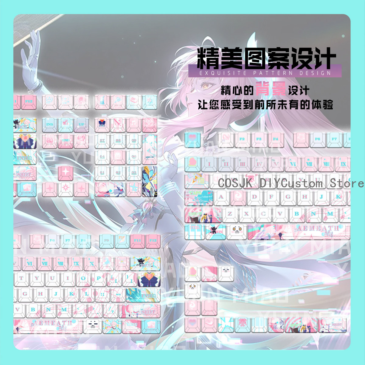 122 Keys Anime Wuthering Waves - Gaming Accessories Anime ulasan dan harga