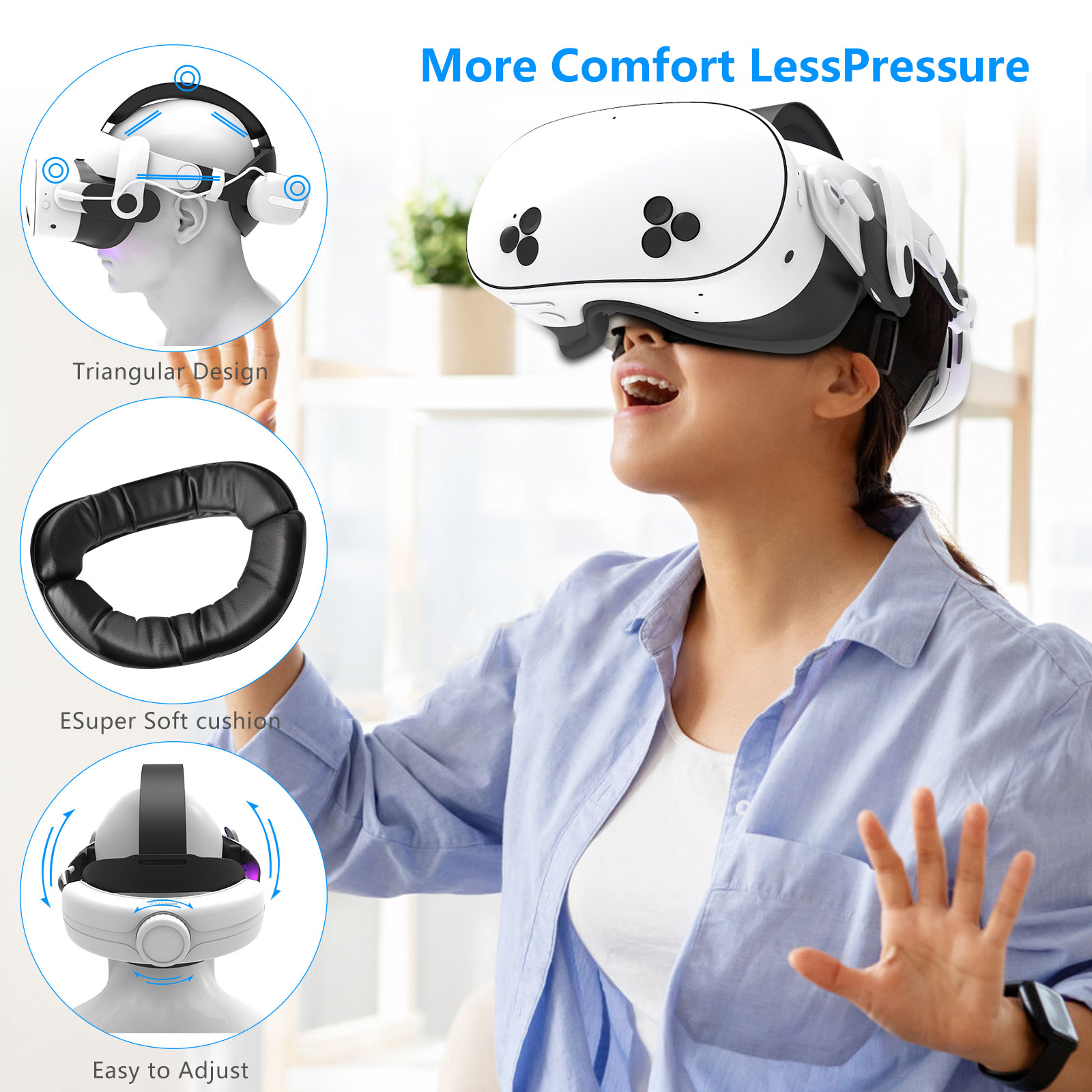 For Quest3S VR Headset 12000mA - Gaming Accessories Vr ulasan dan harga