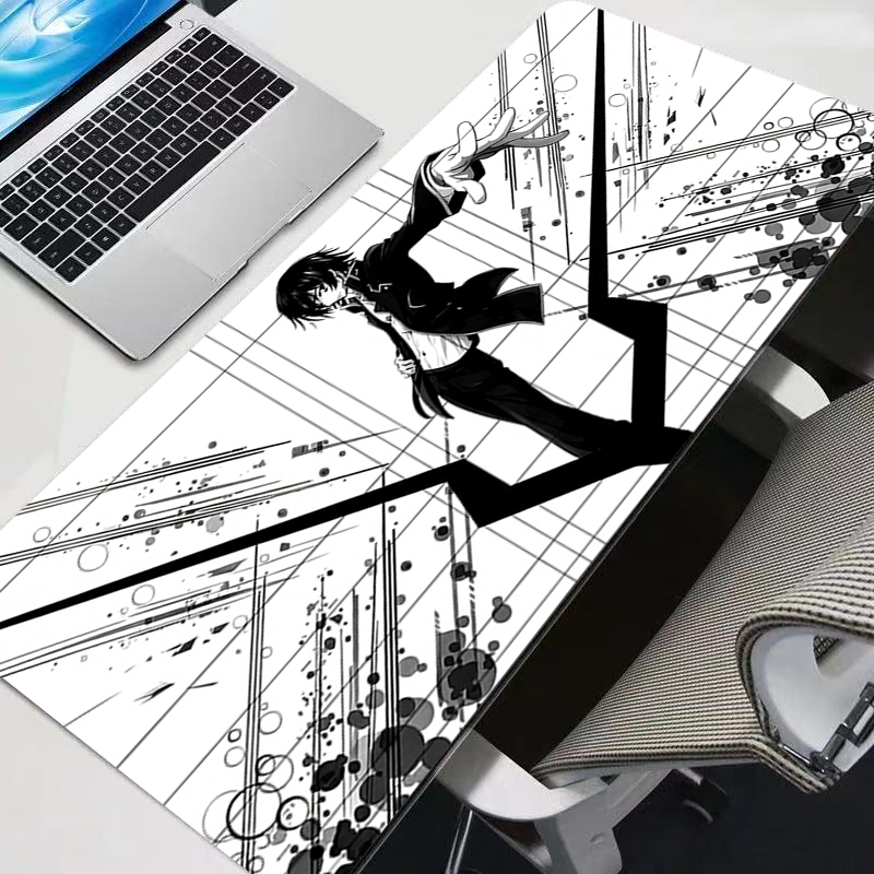 white anime Mouse Pad Gamer Es - Pc Gaming Essentials Accessories ulasan dan harga