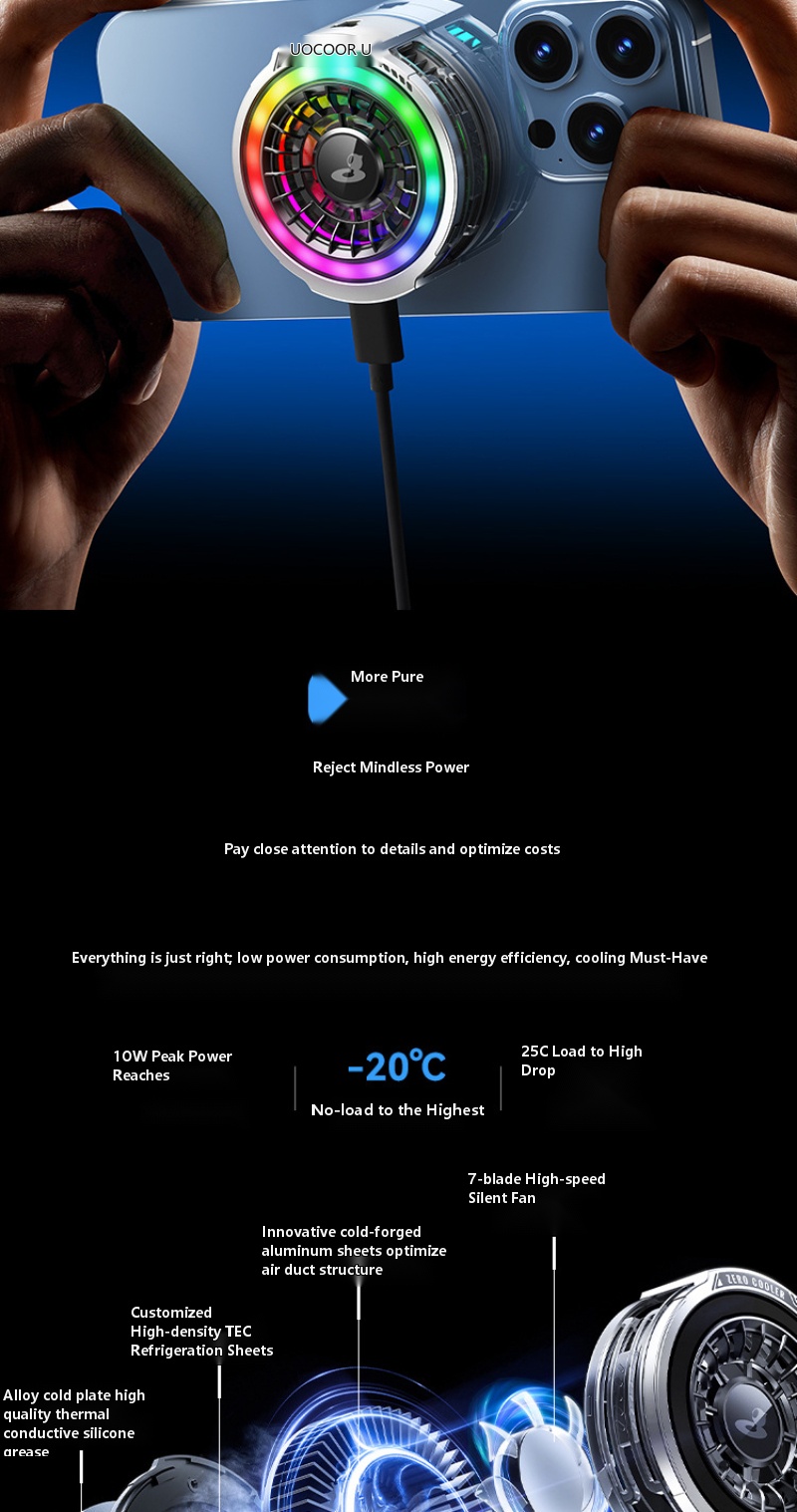 Magnetic Semiconductor Phone C - Gaming Accessories App ulasan dan harga
