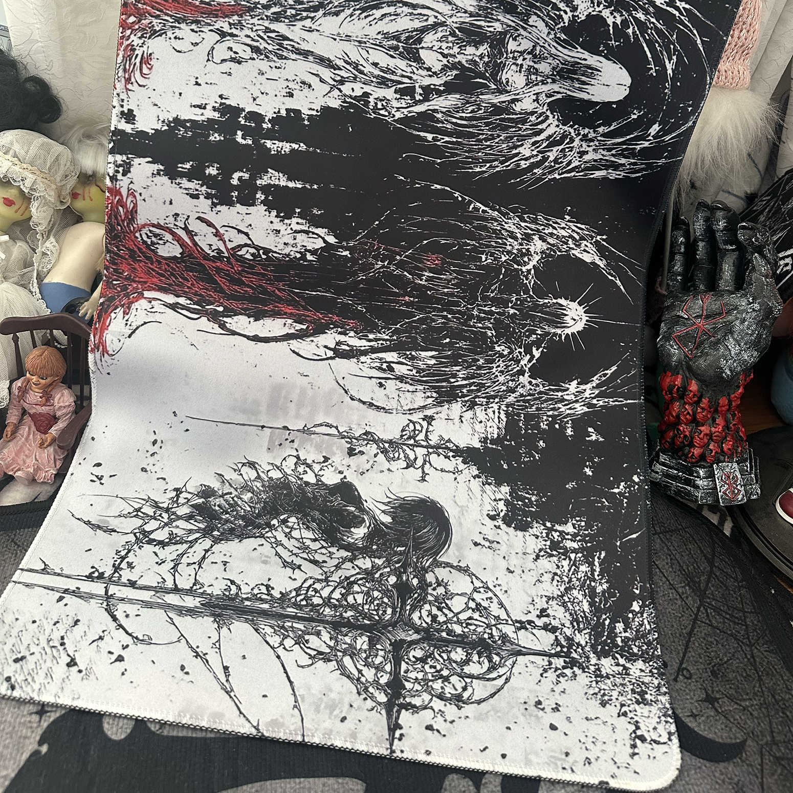 Dark Angel Art Design Large Si - Gaming Accessories Keyboards ulasan dan harga