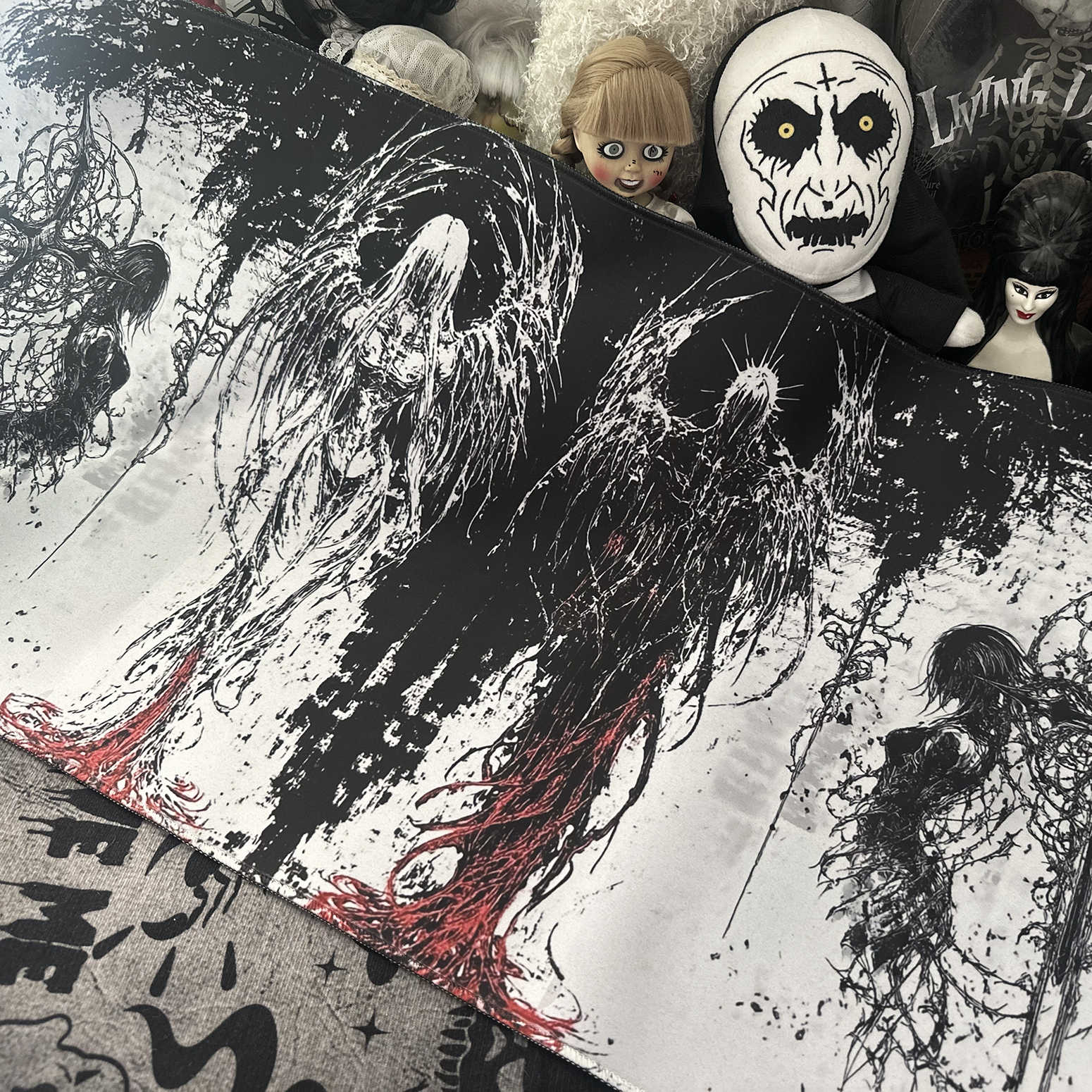 Dark Angel Art Design Large Si - Gaming Accessories Keyboards ulasan dan harga
