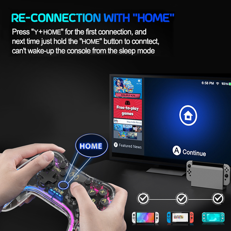 Wireless RGB Retro Gaming Cont - Gaming Accessories Retro ulasan dan harga