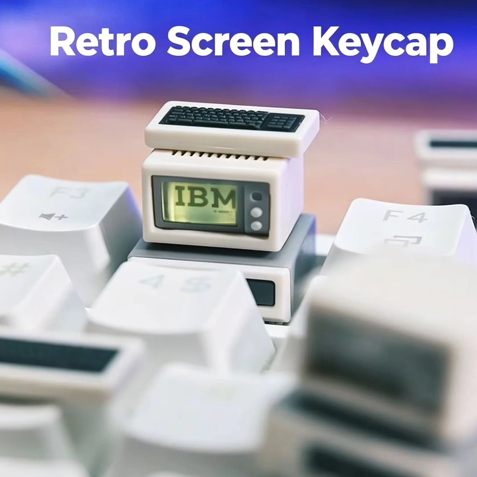 Retro Computer Keycap Backlit  - Gaming Accessories Retro ulasan dan harga