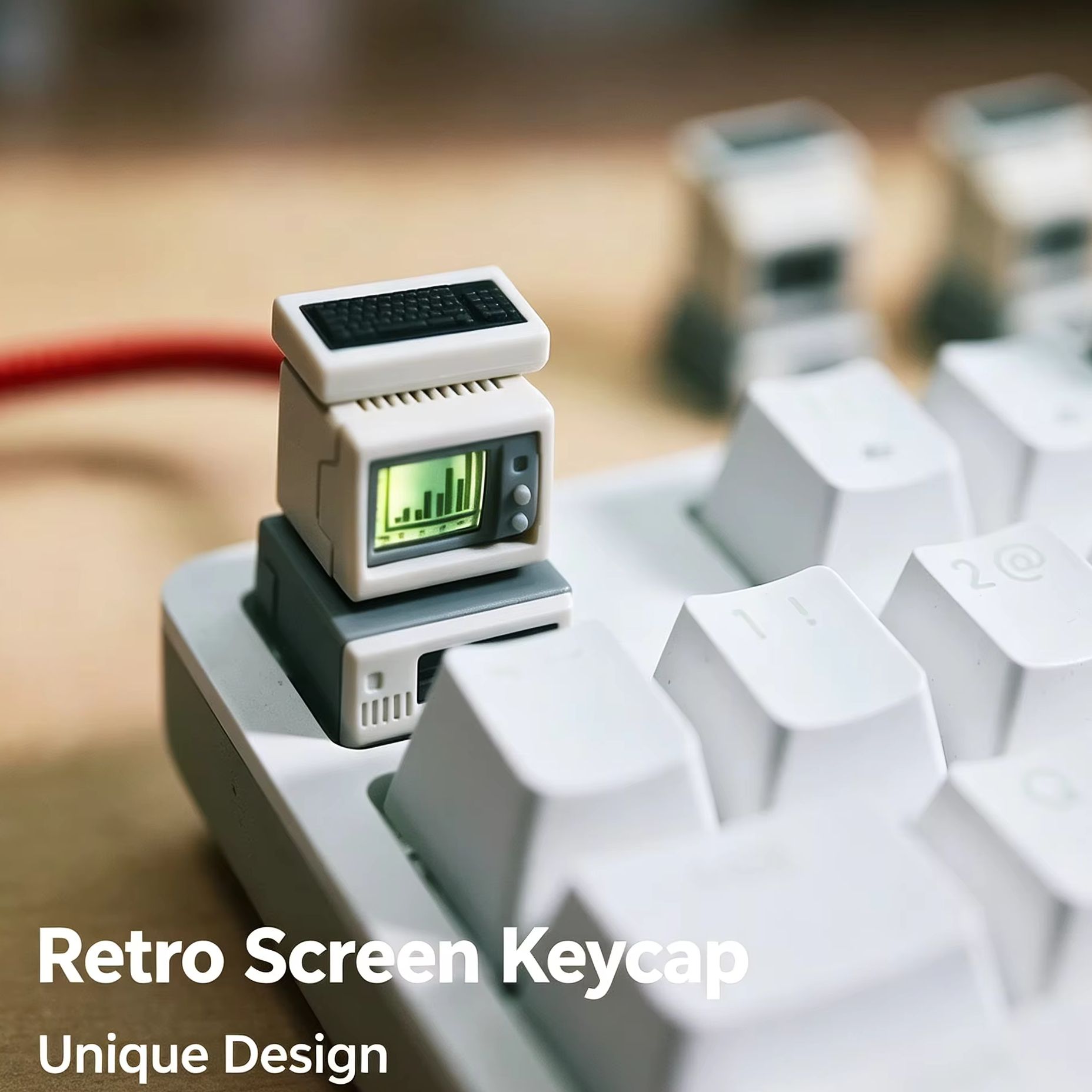 Retro Computer Keycap Backlit  - Gaming Accessories Retro ulasan dan harga