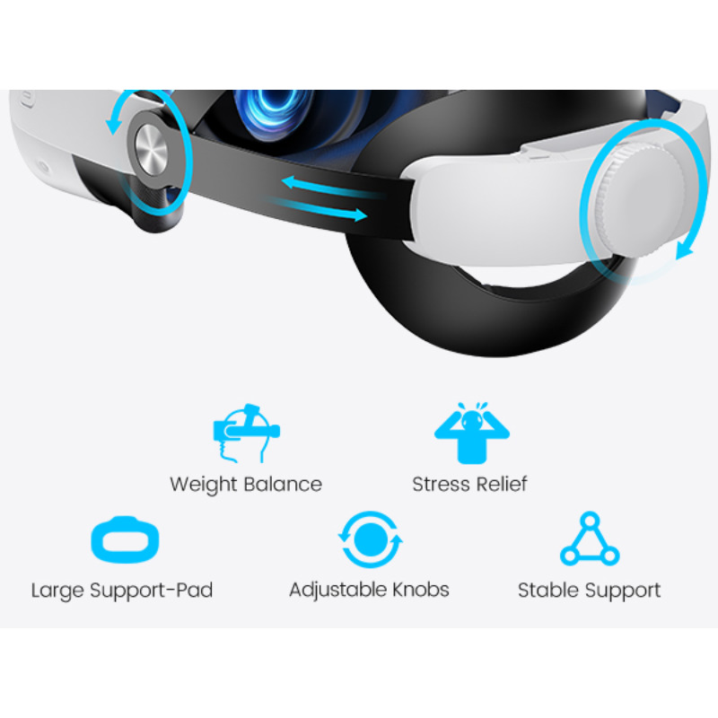 BEBONCOOL Adjustable Head Stra - Gaming Accessories Vr ulasan dan harga