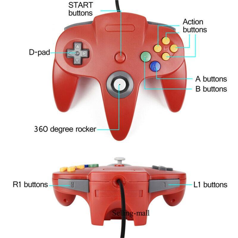 N64 Controller Classic USB Wir - Gaming Accessories Retro ulasan dan harga