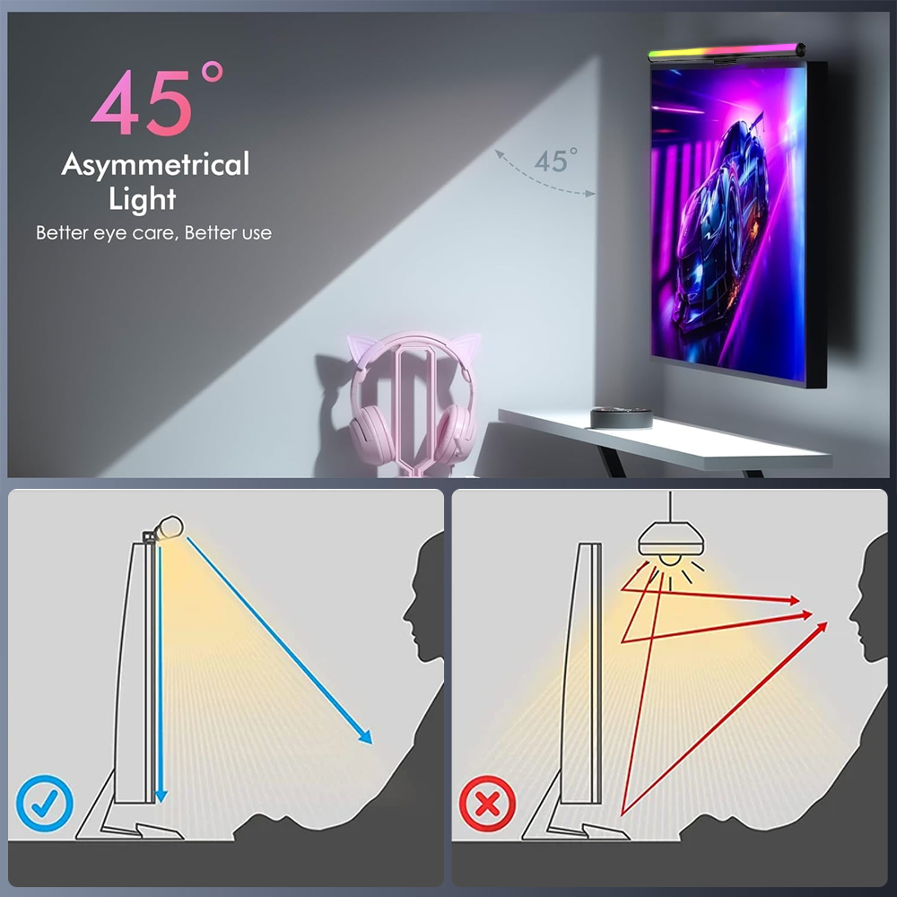 RGB Smart Wifi Monitor Light B - Gaming Accessories App ulasan dan harga