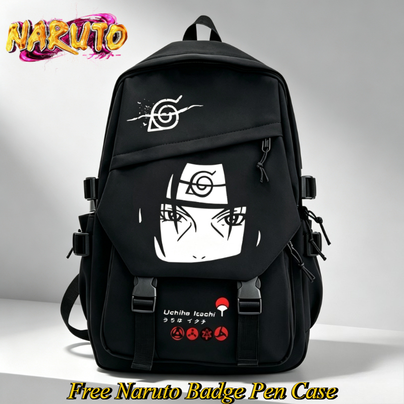 NARUTO Cartoon Backpack Two-di - Gaming Accessories Anime ulasan dan harga