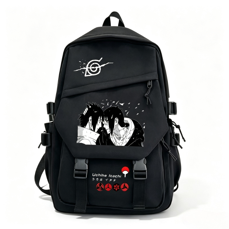 NARUTO Cartoon Backpack Two-di - Gaming Accessories Anime ulasan dan harga