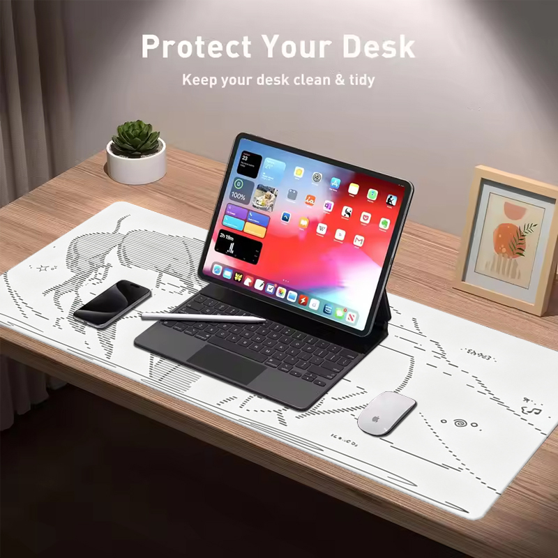 1Pcs Leather Mouse Pad Anime A - Gaming Accessories Women ulasan dan harga