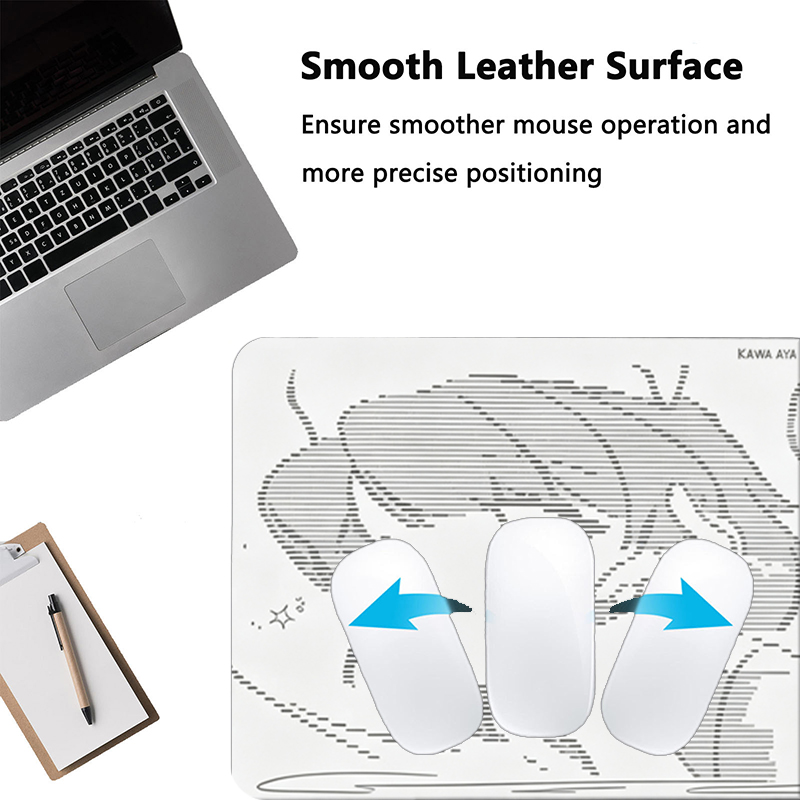 1Pcs Leather Mouse Pad Anime A - Gaming Accessories Women ulasan dan harga